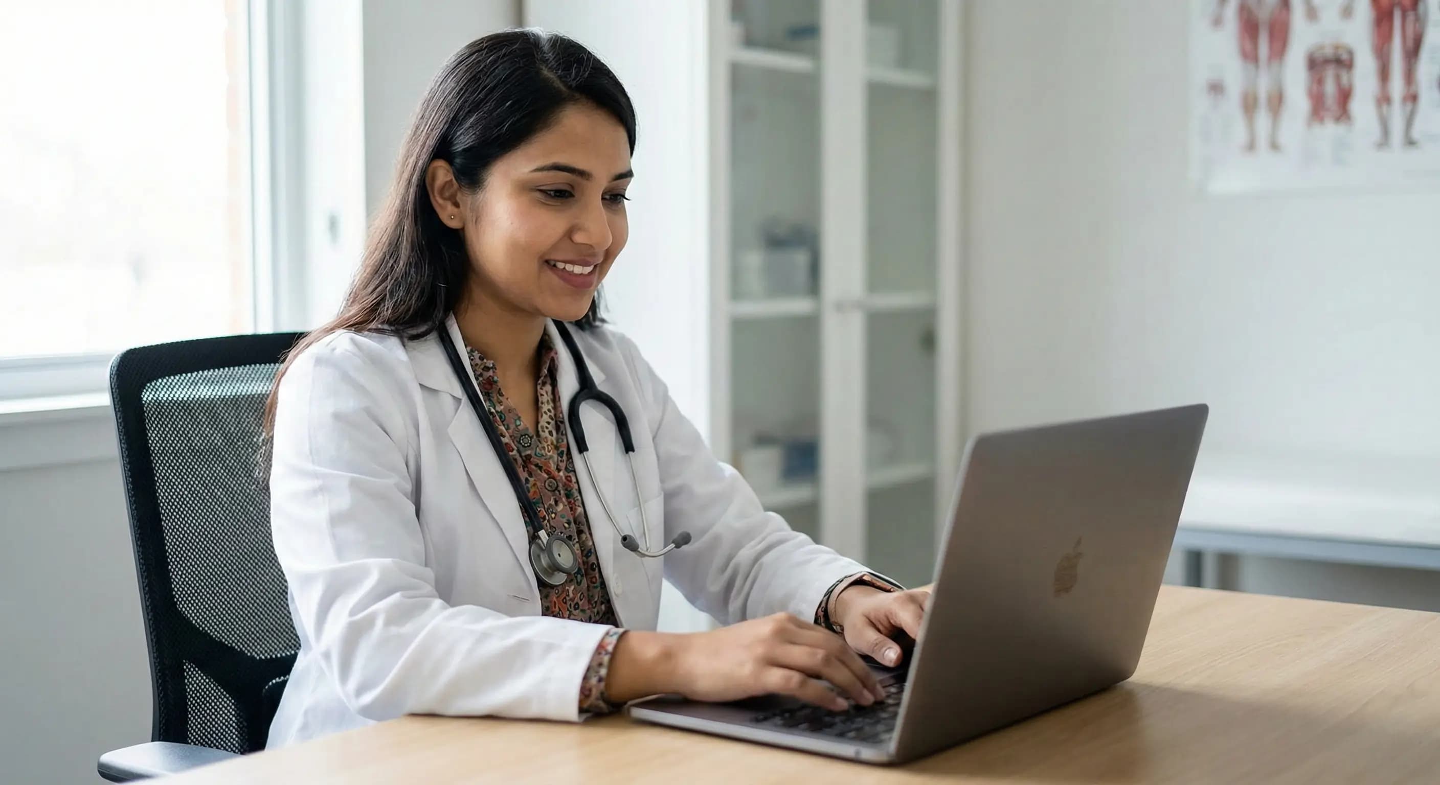 Bangladeshi Female Doctor using Doctors Canvas